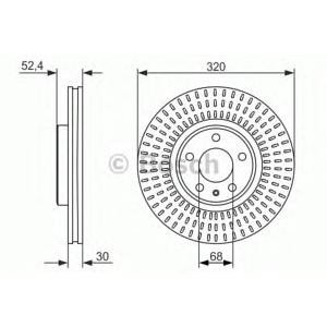 спирачен диск BOSCH 0 986 479 753
