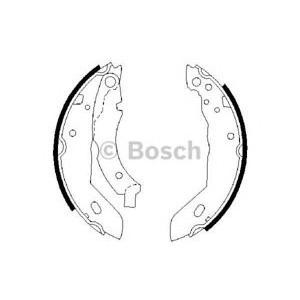 комплект спирачни челюсти BOSCH 0 986 487 084