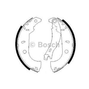 комплект спирачни челюсти BOSCH 0 986 487 255 