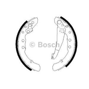 комплект спирачни челюсти BOSCH 0 986 487 281 