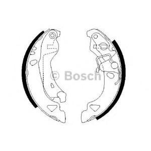комплект спирачни челюсти BOSCH 0 986 487 317 
