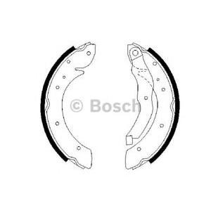 комплект спирачни челюсти BOSCH 0 986 487 327