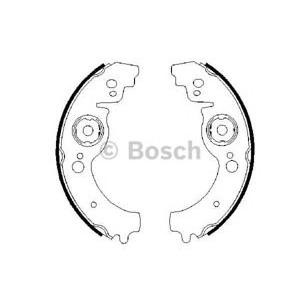 комплект спирачни челюсти BOSCH 0 986 487 334 