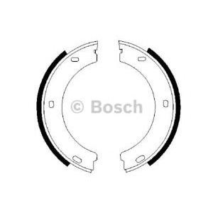 накладки за ръчна спирачка BOSCH 0 986 487 383 