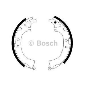 комплект спирачни челюсти BOSCH 0 986 487 424 