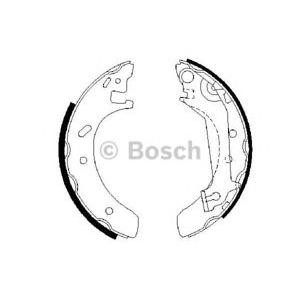 комплект спирачни челюсти BOSCH 0 986 487 523 