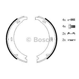 накладки за ръчна спирачка BOSCH 0 986 487 543 