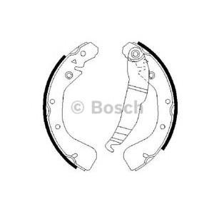 комплект спирачни челюсти BOSCH 0 986 487 554 