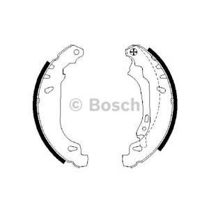 комплект спирачни челюсти BOSCH 0 986 487 556