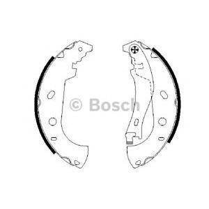 комплект спирачни челюсти BOSCH 0 986 487 559 