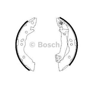 комплект спирачни челюсти BOSCH 0 986 487 581 