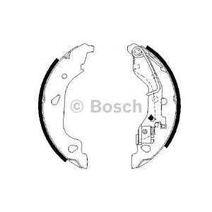 комплект спирачни челюсти BOSCH 0 986 487 596 