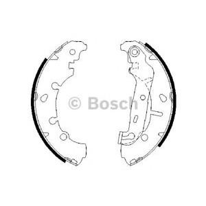комплект спирачни челюсти BOSCH 0 986 487 599