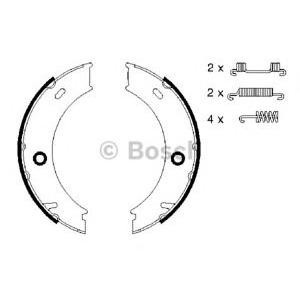 накладки за ръчна спирачка BOSCH 0 986 487 611 