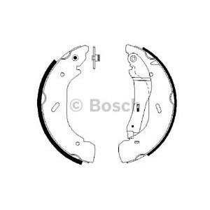 комплект спирачни челюсти BOSCH 0 986 487 612 