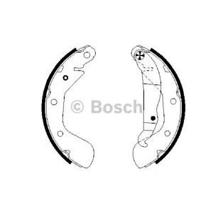комплект спирачни челюсти BOSCH 0 986 487 614 