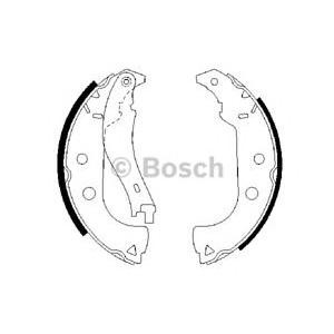 комплект спирачни челюсти BOSCH 0 986 487 629 