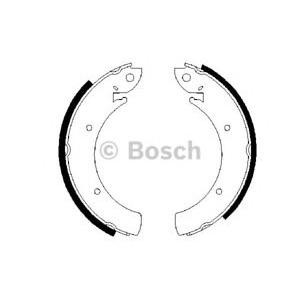 комплект спирачни челюсти BOSCH 0 986 487 648