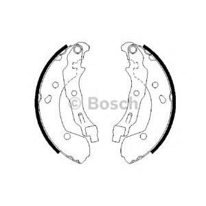 комплект спирачни челюсти BOSCH 0 986 487 668 