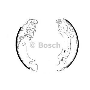 комплект спирачни челюсти BOSCH 0 986 487 669