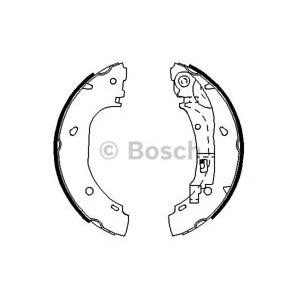 комплект спирачни челюсти BOSCH 0 986 487 701