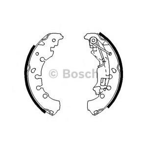 комплект спирачни челюсти BOSCH 0 986 487 702 