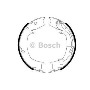 комплект спирачна челюст; комплект спирачна челюст, ръчна спирачка BOSCH 0 986 487 711 