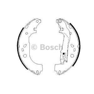 комплект спирачни челюсти BOSCH 0 986 487 717 