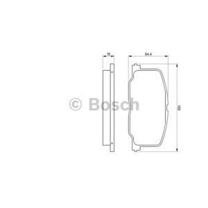 накладки BOSCH 0 986 493 720