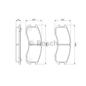 накладки BOSCH 0 986 493 790 