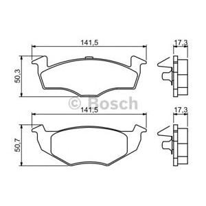 накладки BOSCH 0 986 494 005 