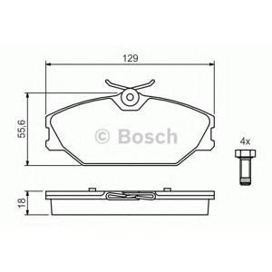 накладки BOSCH 0 986 494 024 