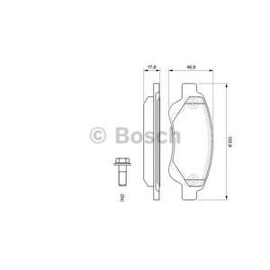 накладки BOSCH 0 986 494 065