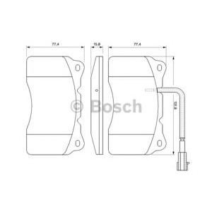 накладки BOSCH 0 986 494 067