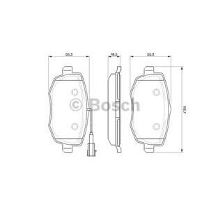 накладки BOSCH 0 986 494 075 