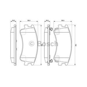 накладки BOSCH 0 986 494 079 