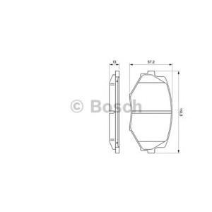 накладки BOSCH 0 986 494 080
