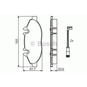 накладки BOSCH 0 986 494 081