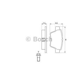 накладки BOSCH 0 986 494 099 