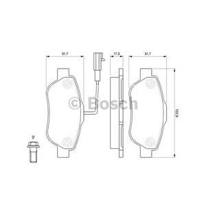 накладки BOSCH 0 986 494 114 