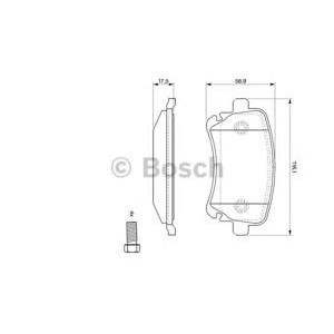 накладки BOSCH 0 986 494 119 