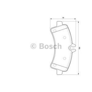 накладки BOSCH 0 986 494 122
