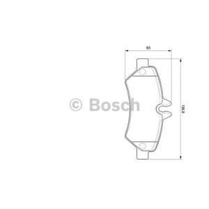 накладки BOSCH 0 986 494 123 