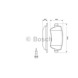 накладки BOSCH 0 986 494 125