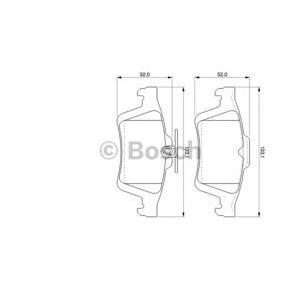 накладки BOSCH 0 986 494 127