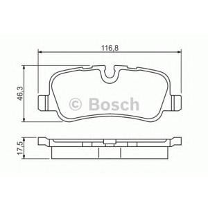 накладки BOSCH 0 986 494 148