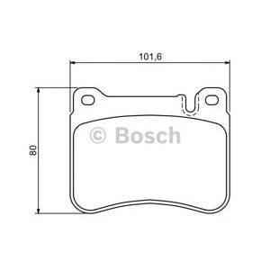 накладки BOSCH 0 986 494 166