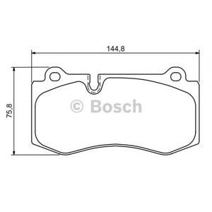 накладки BOSCH 0 986 494 167