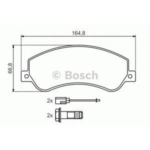 накладки BOSCH 0 986 494 170