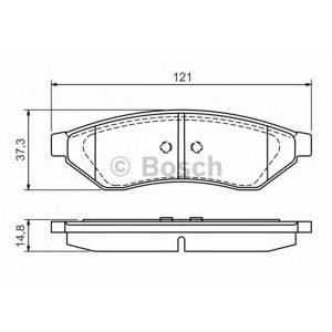 накладки BOSCH 0 986 494 172